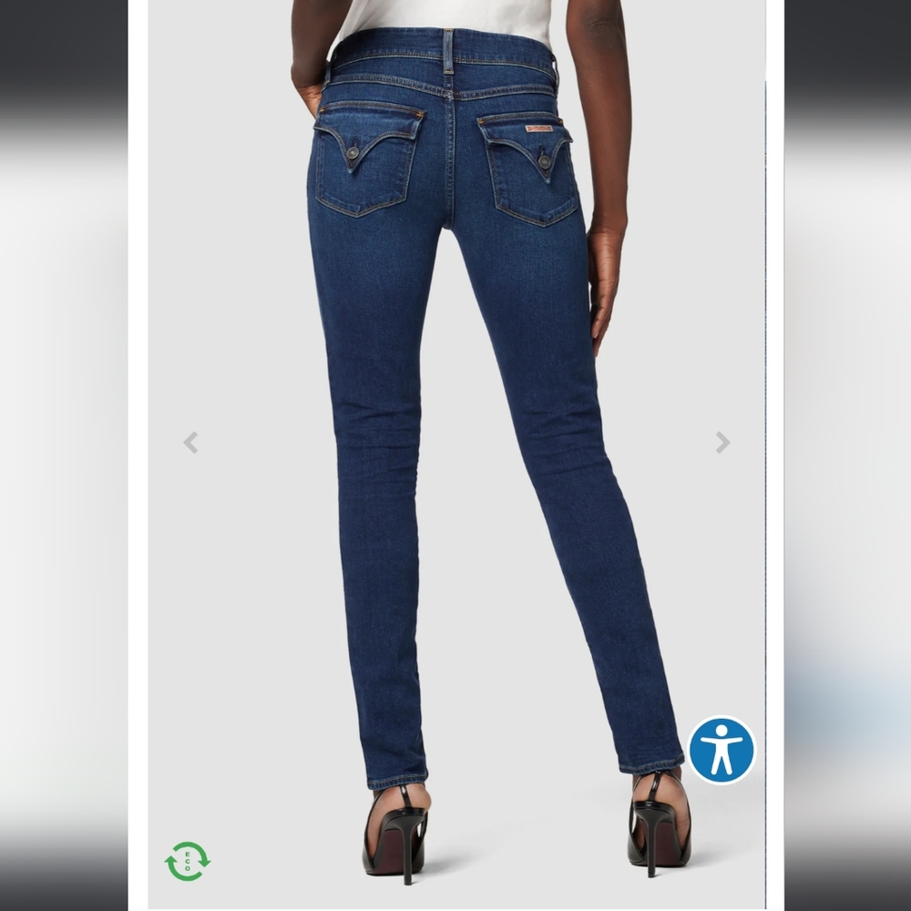 Hudson Collin Midrise Skinny Jeans in Journee - Picture 3 of 8
